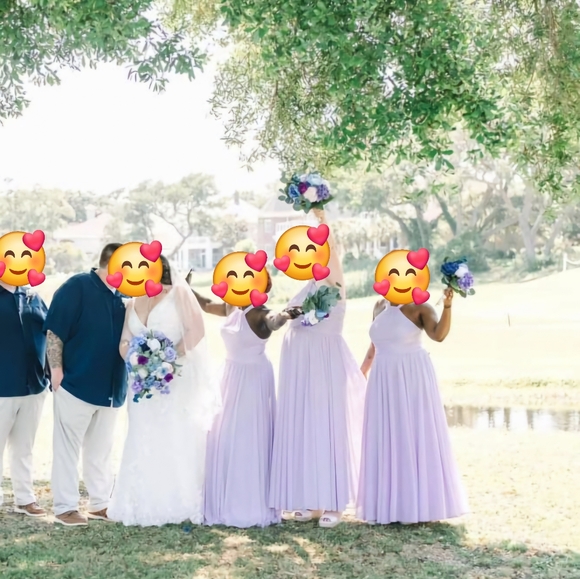 Halter Maxi Bridesmaid Dress - Picture 6 of 6